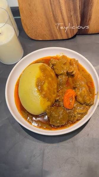 Foutou sauce graine