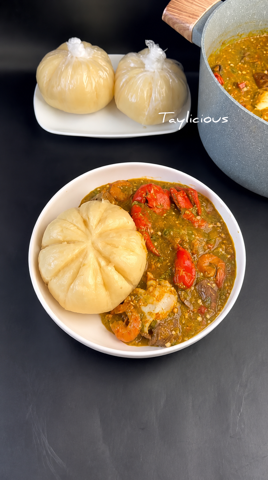 Placali sauce gombo