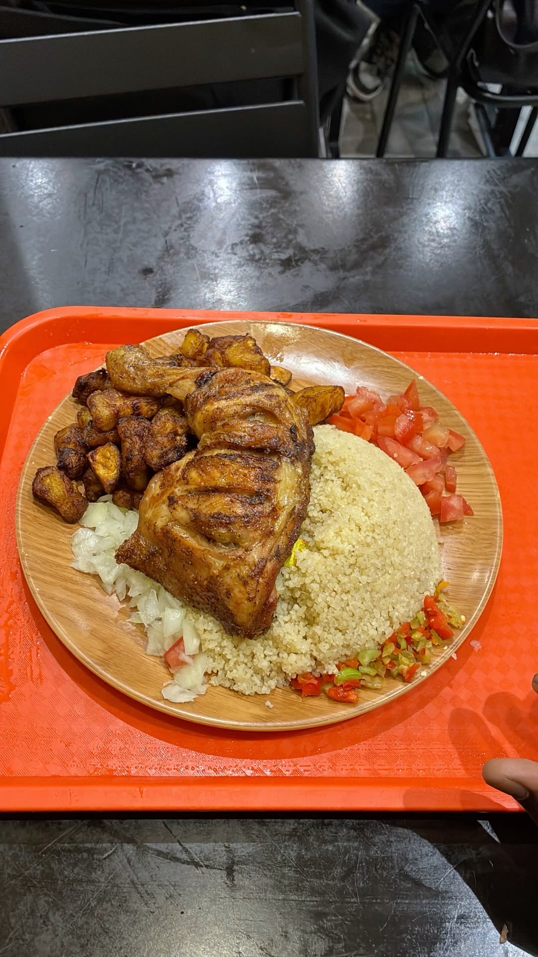 Attiéké poulet